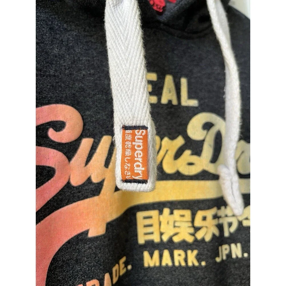 Superdry Multicolor Graphic Logo Hoodie Sweater Vintage Japan Women’s XS - Picture 5 of 12
